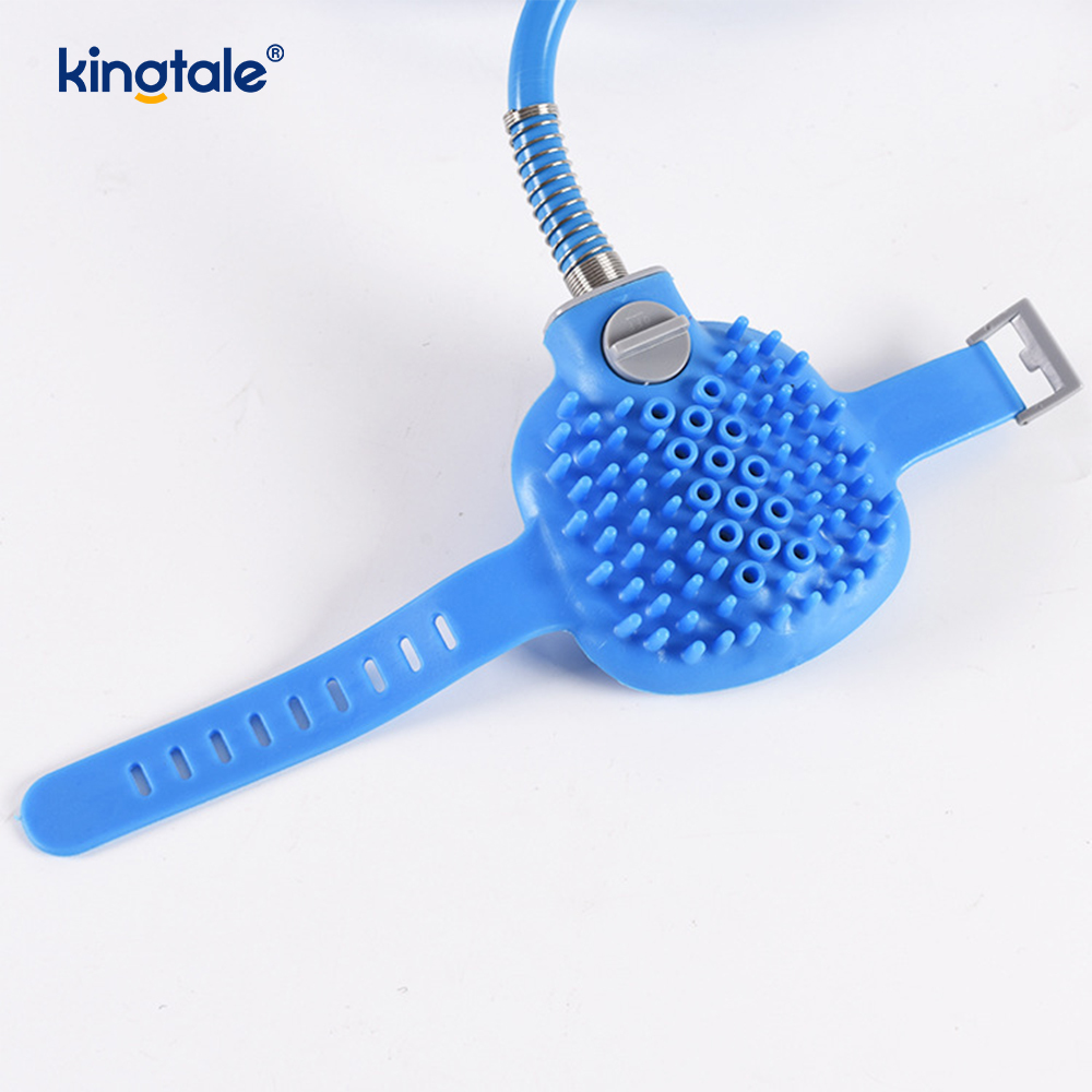 اتصال دوش سگ اسپری دوش حیوانات خانگی برای حمام کردن حیوانات خانگی و شیر انحراف شستشوی سگ با دست
