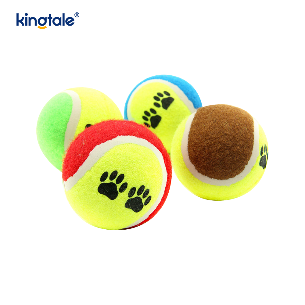 Pet Toy Tennis بادوام و مقاوم در برابر گاز گرفتن برای Pet Chew Exercise Interactive