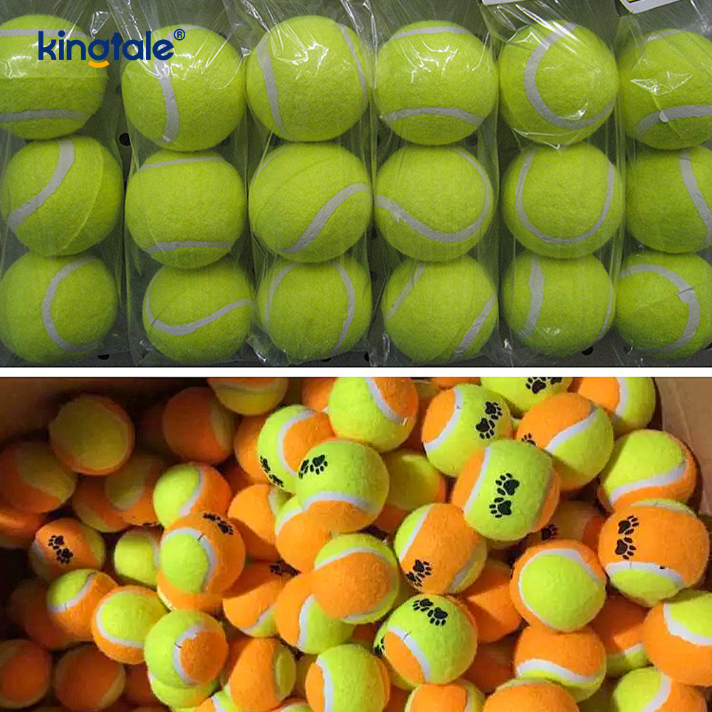 Pet Toy Tennis بادوام و مقاوم در برابر گاز گرفتن برای Pet Chew Exercise Interactive