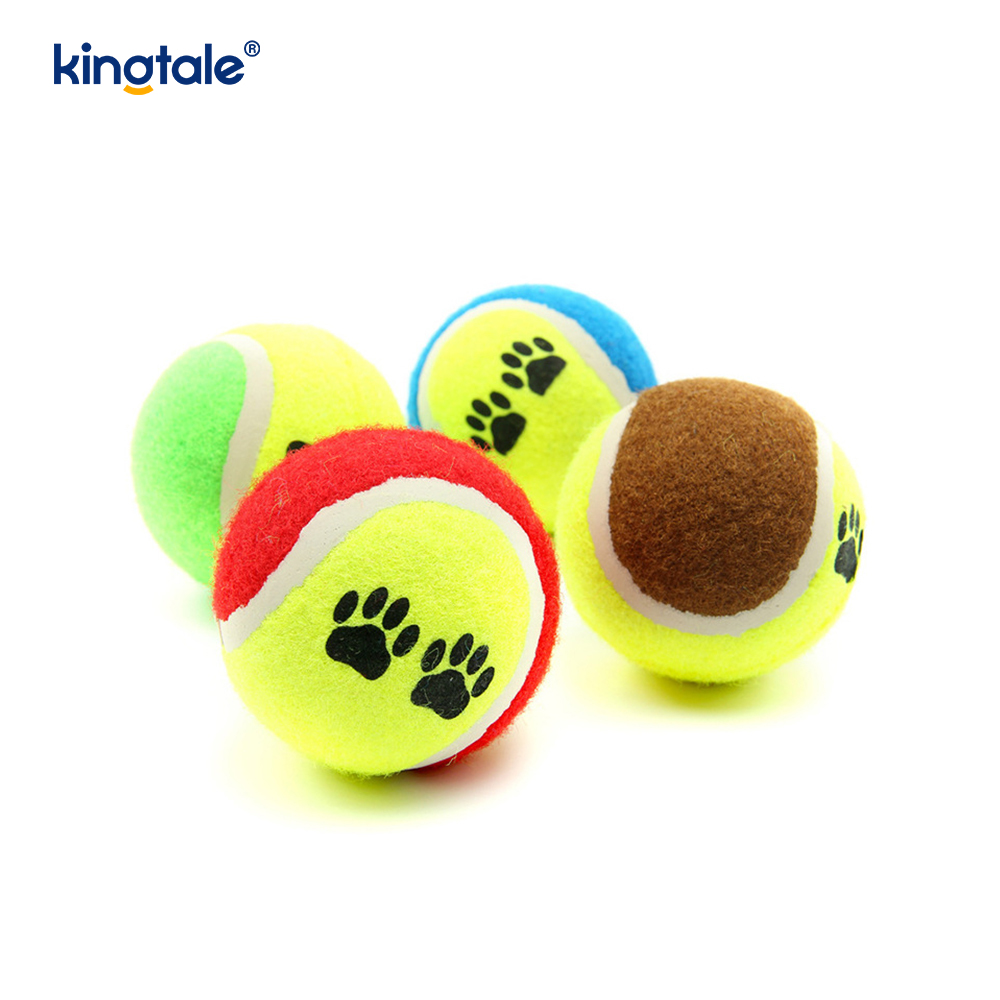 Pet Toy Tennis بادوام و مقاوم در برابر گاز گرفتن برای Pet Chew Exercise Interactive