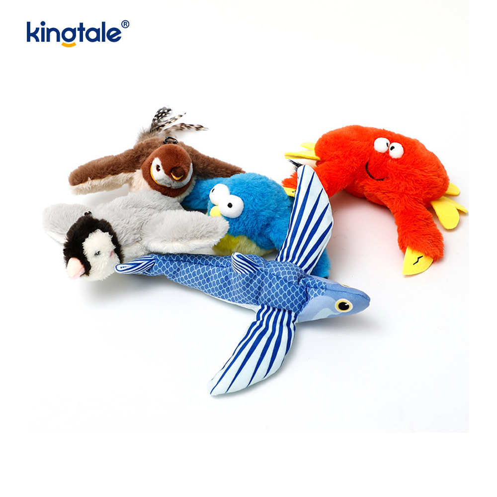 اسباب بازی مخمل دار شبیه سازی شده Sparrow Pet برای همه نژادها Cat Kicker Catnip Toys Sparrow
