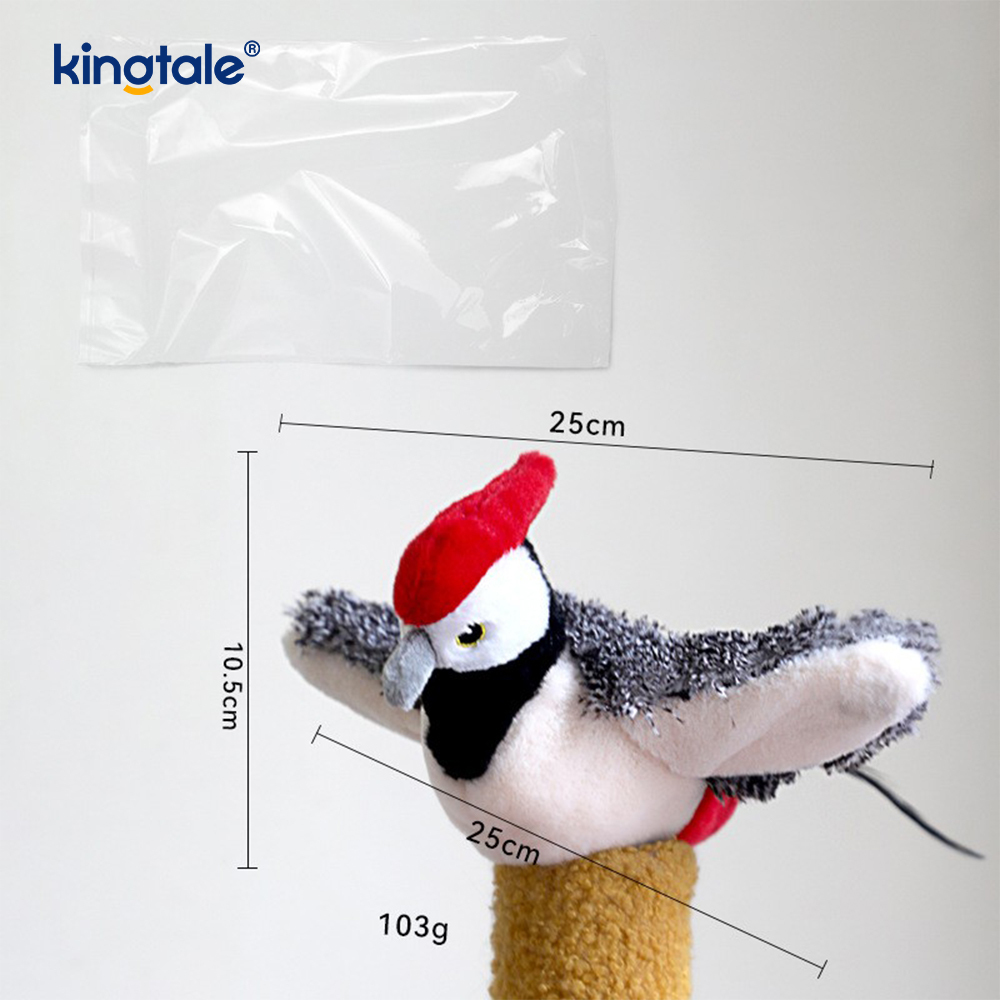 اسباب بازی مخمل دار شبیه سازی شده Sparrow Pet برای همه نژادها Cat Kicker Catnip Toys Sparrow
