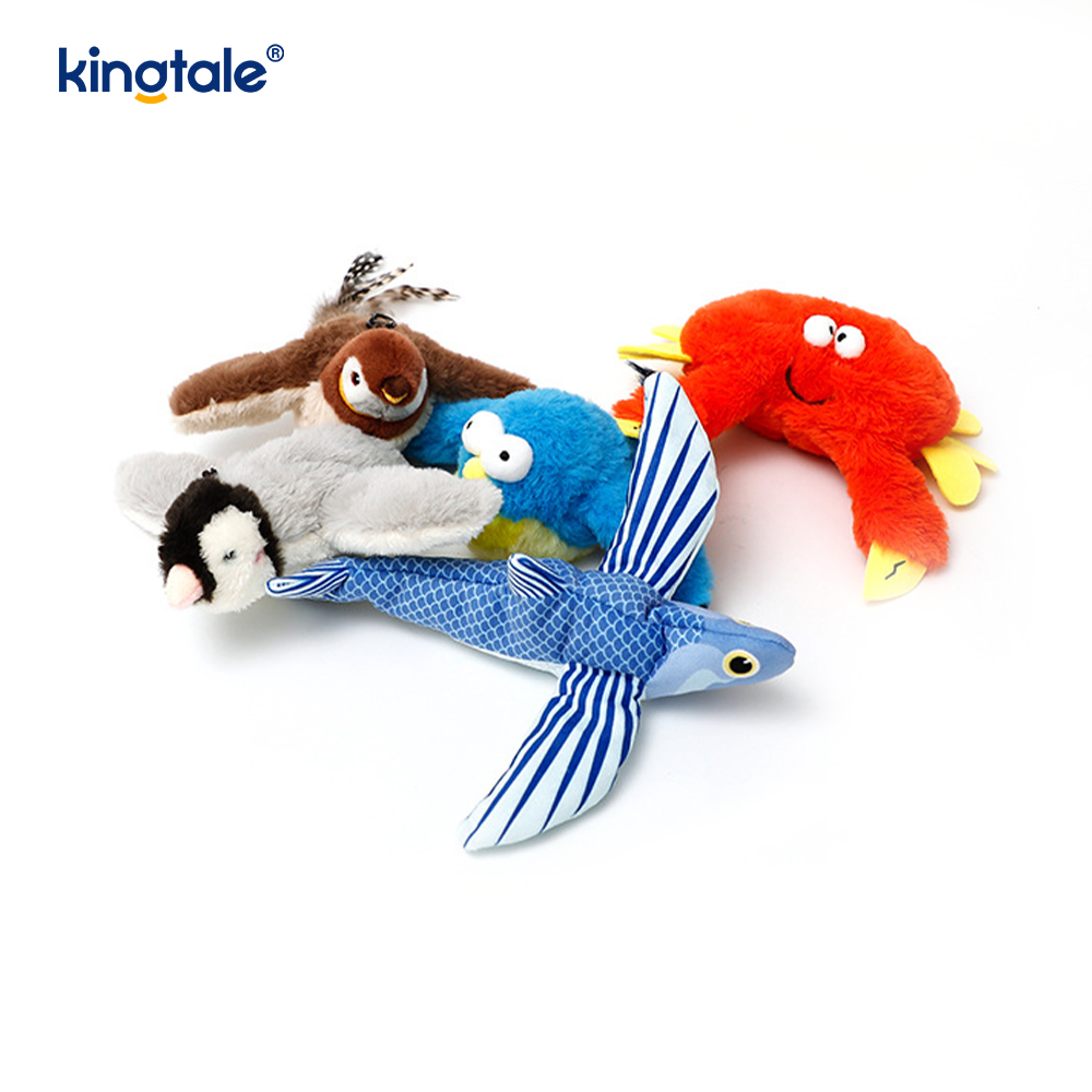 اسباب بازی مخمل دار شبیه سازی شده Sparrow Pet برای همه نژادها Cat Kicker Catnip Toys Sparrow