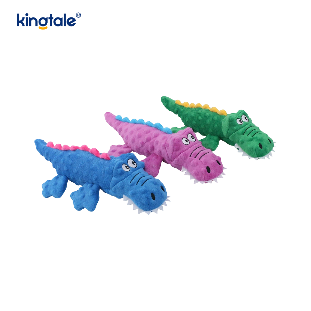 اسباب بازی مخمل دار کروکودیل Pet Squeak برای تمیز کردن دندان ها