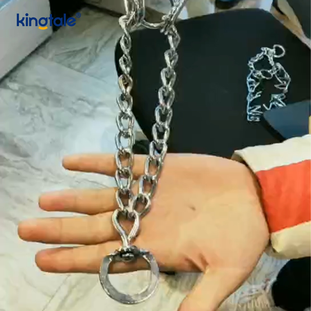 قلاده چوکی پت پینچ قلاده سگ استیل کربنی شاخک فلزی