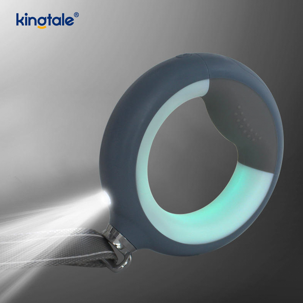 بند قابل جمع شدن با طناب کشی نایلونی LED سگ راه رفتن