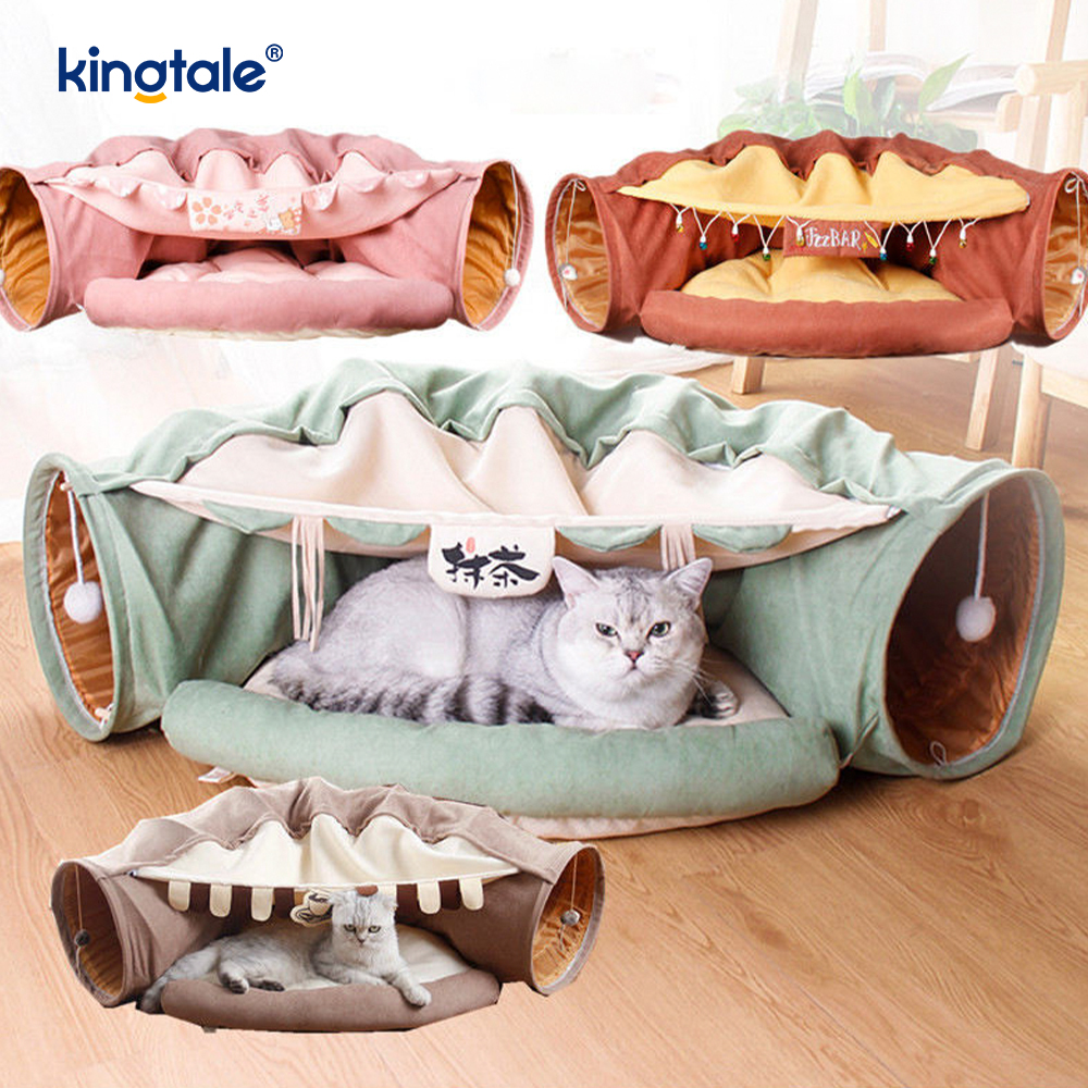 تونل تاشو گربه بازی بازی های Toy Maze Cat House Tunnels Indoor
