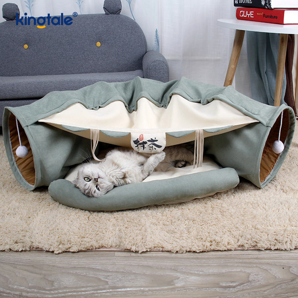 تونل تاشو گربه بازی بازی های Toy Maze Cat House Tunnels Indoor