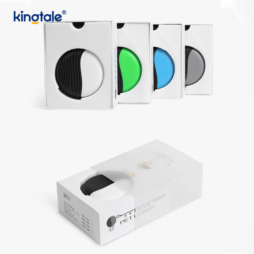 بند سگ دوتایی قابل جمع شدن 360 درجه با نور LED